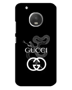 Чехол для Motorola MOTO G5 Plus с картинкой «Gucci — серебряная змея»