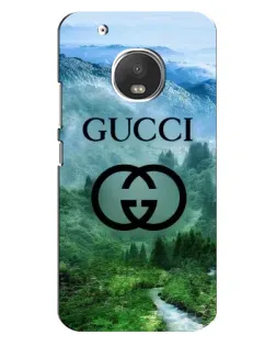 Чехол для Motorola MOTO G5 Plus с картинкой «Gucci — горный пейзаж»