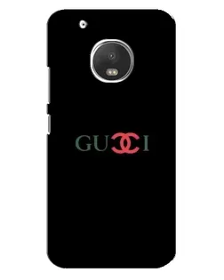 Чехол для Motorola MOTO G5 Plus с картинкой «Gucci — красный градиент»