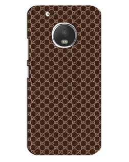 Чехол для Motorola MOTO G5 Plus с картинкой «Gucci — шоколадная сетка»