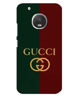 Чехол для Motorola MOTO G5 Plus с картинкой «Gucci — темно-зеленый градиент»