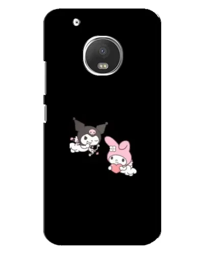 Чехол для Motorola MOTO G5 Plus с картинкой «My Melody и Kuromi»