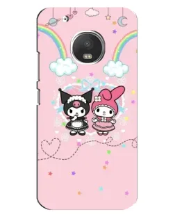 Чехол для Motorola MOTO G5 Plus с картинкой «My Melody и Kuromi»