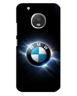 Чехол для Motorola MOTO G5 Plus с картинкой «BMW — неоновое сияние» Чехол для Motorola MOTO G5 Plus с картинкой «BMW — неоновое сияние»