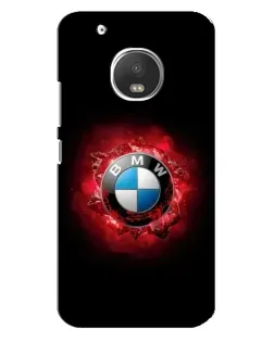 Чехол для Motorola MOTO G5 Plus с картинкой «Логотип BMW — вспышка»