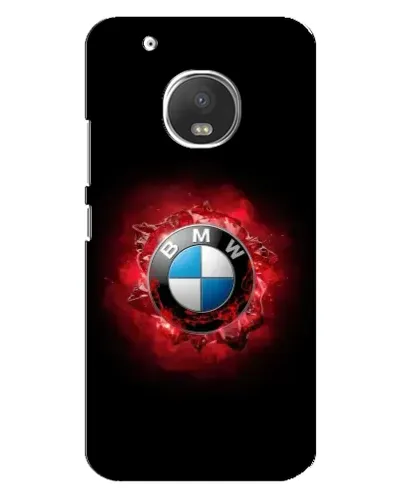 Чехол для Motorola MOTO G5 Plus с картинкой «Логотип BMW — вспышка»