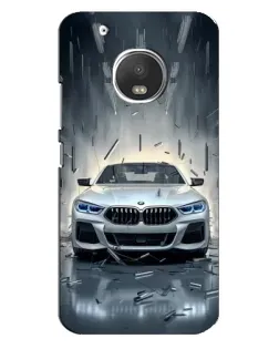 Чехол для Motorola MOTO G5 Plus с картинкой «BMW в свете фар»
