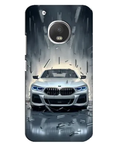 Чехол для Motorola MOTO G5 Plus с картинкой «BMW в свете фар»