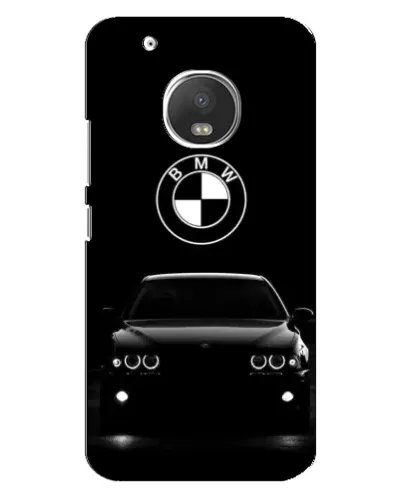Чехол для Motorola MOTO G5 Plus с картинкой «BMW — взгляд из темноты»