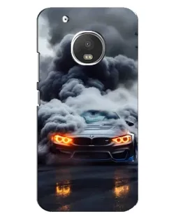 Чехол для Motorola MOTO G5 Plus с картинкой «BMW в дыму»
