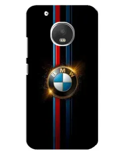 Чехол для Motorola MOTO G5 Plus с картинкой «BMW M-Power неон»