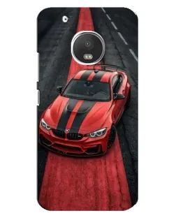 Чехол для Motorola MOTO G5 Plus с картинкой «BMW на красной дорожке»