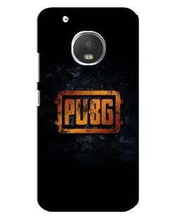 Чехол для Motorola MOTO G5 Plus с картинкой «PUBG — золотой логотип»