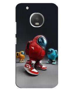 Чехол для Motorola MOTO G5 Plus с картинкой «Among Us — 3D стиль»