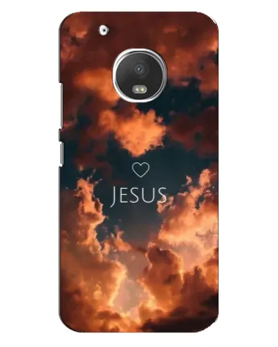 Чехол для Motorola MOTO G5 Plus с картинкой «Сияние Имени Jesus»
