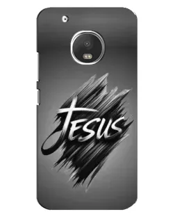 Чехол для Motorola MOTO G5 Plus с картинкой «Надпись Jesus Graffiti»