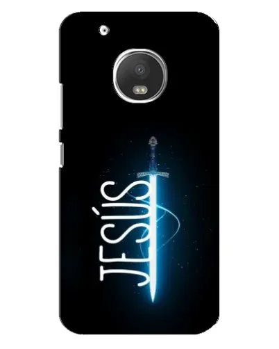 Чехол для Motorola MOTO G5 Plus с картинкой «Меч Духа Jesus»