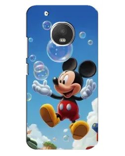 Чехол для Motorola MOTO G5 Plus с картинкой «Mickey и мыльные пузыри»