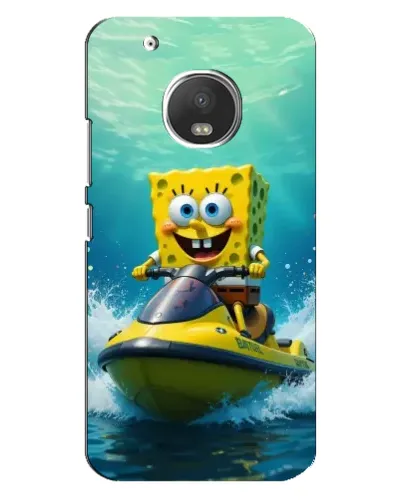 Чехол для Motorola MOTO G5 Plus с картинкой «Спанч Боб на гидроцикле» Чехол для Motorola MOTO G5 Plus с картинкой «Спанч Боб на гидроцикле»