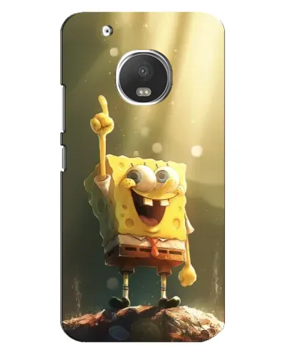 Чехол для Motorola MOTO G5 Plus с картинкой «Сияющий Спанч Боб» Чехол для Motorola MOTO G5 Plus с картинкой «Сияющий Спанч Боб»