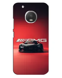 Чехол для Motorola MOTO G5 Plus с картинкой «Mercedes AMG — красная линия»