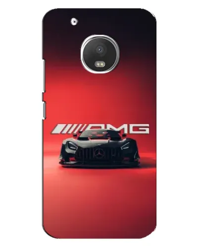 Чехол для Motorola MOTO G5 Plus с картинкой «Mercedes AMG — красная линия»