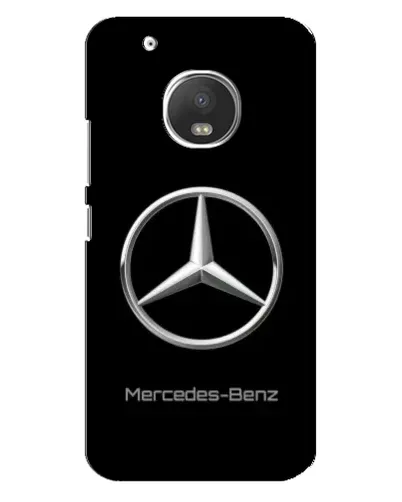 Чехол для Motorola MOTO G5 Plus с картинкой «Mercedes Silver Logo»