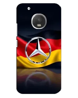 Чехол для Motorola MOTO G5 Plus с картинкой «Mercedes — флаг Германии»