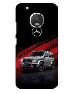 Чехол для Motorola MOTO G5 Plus с картинкой «Mercedes G-Class красный»