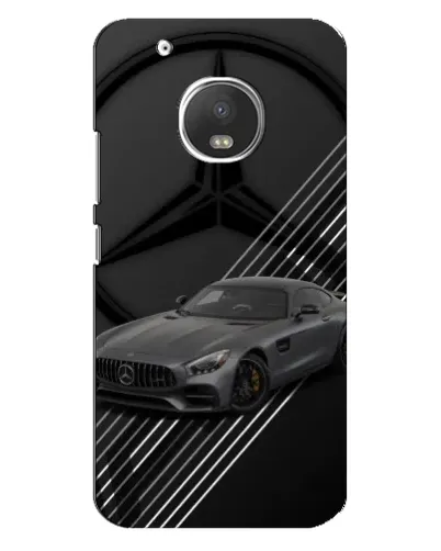 Чехол для Motorola MOTO G5 Plus с картинкой «Mercedes AMG — графика»