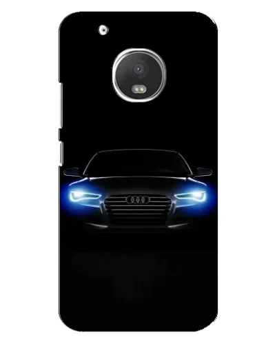 Чехол для Motorola MOTO G5 Plus с картинкой «Audi в неоне» Чехол для Motorola MOTO G5 Plus с картинкой «Audi в неоне»