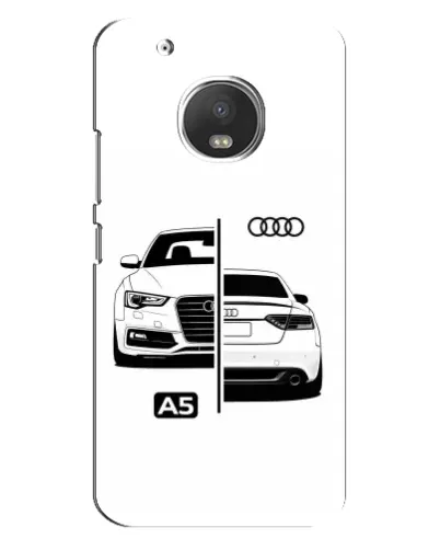 Чехол для Motorola MOTO G5 Plus с картинкой «Audi — контрастный дизайн» Чехол для Motorola MOTO G5 Plus с картинкой «Audi — контрастный дизайн»