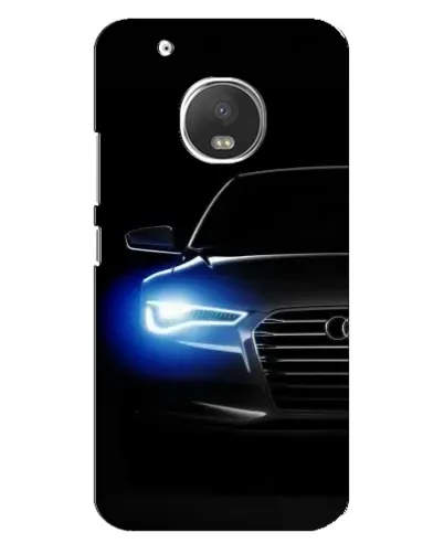 Чехол для Motorola MOTO G5 Plus с картинкой «Неоновый взгляд Audi» Чехол для Motorola MOTO G5 Plus с картинкой «Неоновый взгляд Audi»