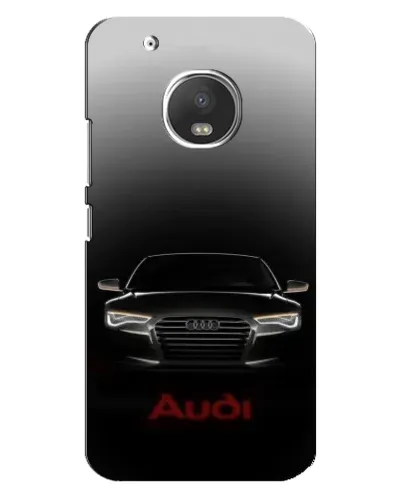 Чехол для Motorola MOTO G5 Plus с картинкой «Audi — градиентный контур» Чехол для Motorola MOTO G5 Plus с картинкой «Audi — градиентный контур»