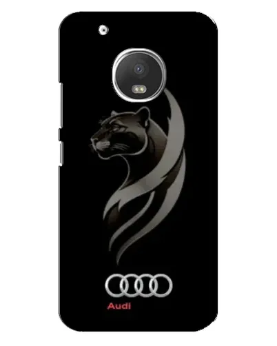 Чехол для Motorola MOTO G5 Plus с картинкой «Графика — пантера и Audi» Чехол для Motorola MOTO G5 Plus с картинкой «Графика — пантера и Audi»