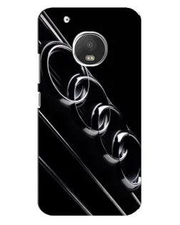 Чехол для Motorola MOTO G5 Plus с картинкой «Audi — абстрактные кольца»