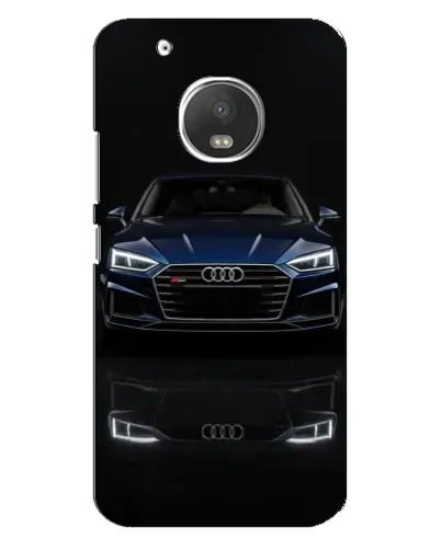 Чехол для Motorola MOTO G5 Plus с картинкой «Audi — ночное отражение» Чехол для Motorola MOTO G5 Plus с картинкой «Audi — ночное отражение»