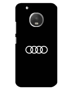 Чехол для Motorola MOTO G5 Plus с картинкой «Audi White Logo»