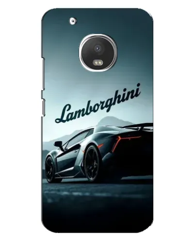 Чехол для Motorola MOTO G5 Plus с картинкой «Классическая надпись Lamborghini» Чехол для Motorola MOTO G5 Plus с картинкой «Классическая надпись Lamborghini»