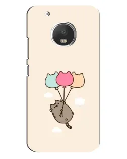 Чехол для Motorola MOTO G5 Plus с картинкой «Пушин на шариках»
