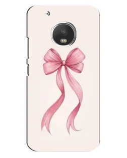 Чехол для Motorola MOTO G5 Plus с картинкой «Розовый бант»