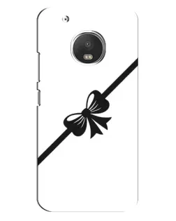 Чехол для Motorola MOTO G5 Plus с картинкой «Диагональный бант»