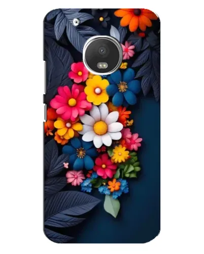 Чехол для Motorola MOTO G5 Plus с картинкой «Цветочная феерия»