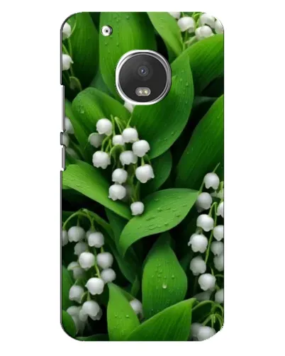 Чехол для Motorola MOTO G5 Plus с картинкой «Ландыши в зелени»