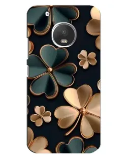 Чохол для Motorola MOTO G5 Plus з картинкою «Конюшина в золоті»
