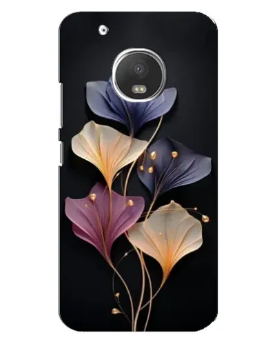 Чехол для Motorola MOTO G5 Plus с картинкой «Лиловые цветы грации»