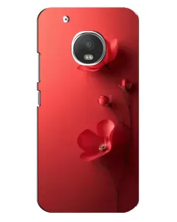 Чохол для Motorola MOTO G5 Plus з картинкою «Макові суцвіття»