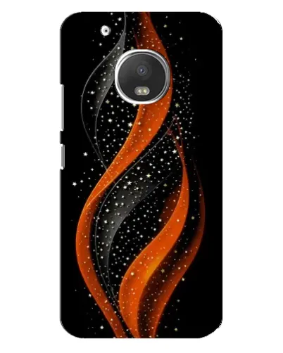 Чехол для Motorola MOTO G5 Plus с картинкой «Огненная звездная волна»