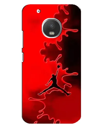 Чехол для Motorola MOTO G5 с картинкой «Jordan Red Smoke»