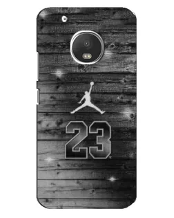 Чехол для Motorola MOTO G5 с картинкой «Jordan Carbon 23»